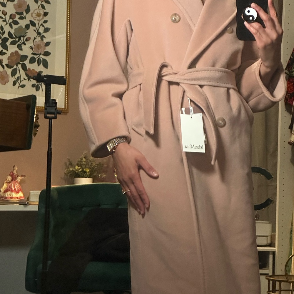 MaxMara Women's FW23 Wool, Silk lined Trench Coat